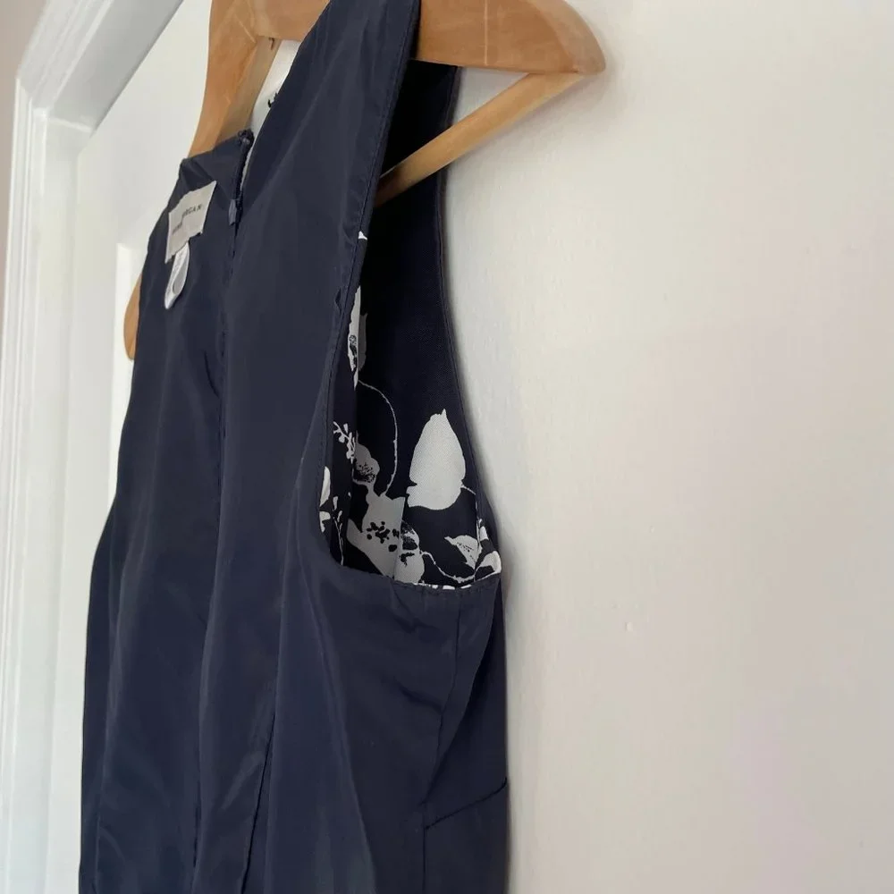 Donna Morgan Navy Fit-and-Flare dress - Picture 11 of 16